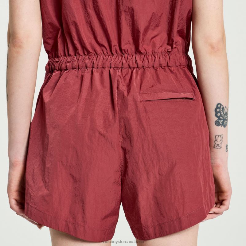 Saucony Women Unwind Romper 8460X764 Apple Butter