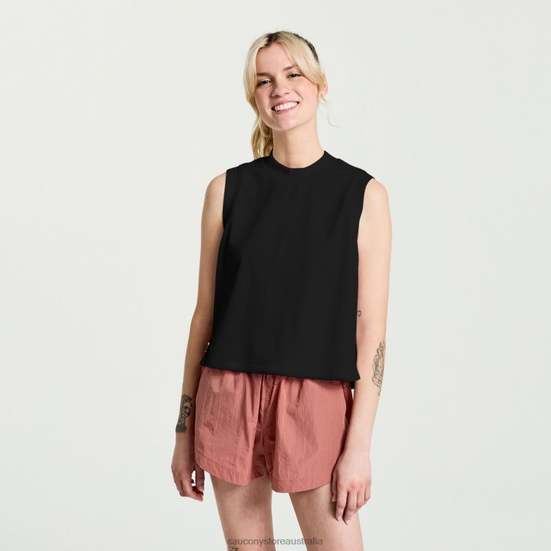 Saucony Women Unwind Sleeveless 8460X752 Black