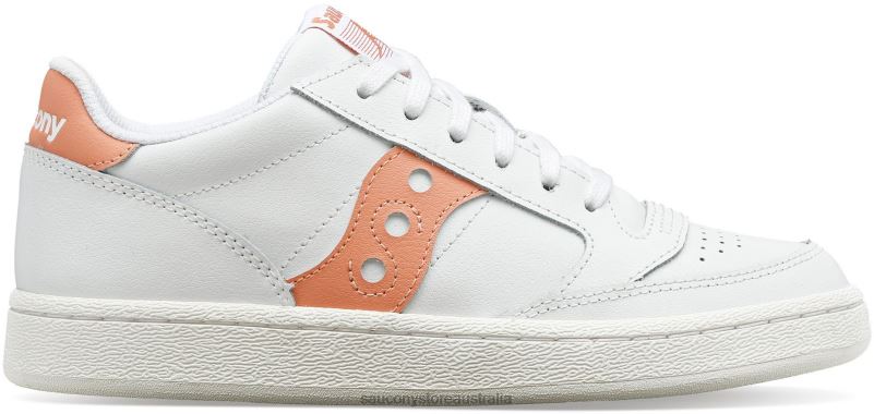 Saucony Women Jazz Court PU 8460X687 White/Blush