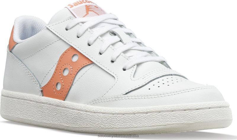 Saucony Women Jazz Court PU 8460X687 White/Blush