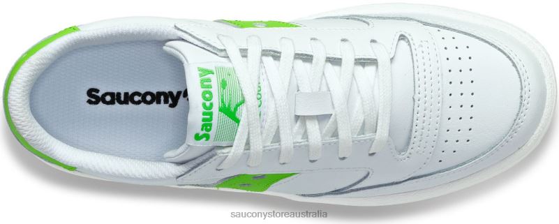 Saucony Women Jazz Court PU 8460X688 White/Green