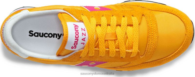 Saucony Women Jazz Original 8460X697 Orange/Fuchsia