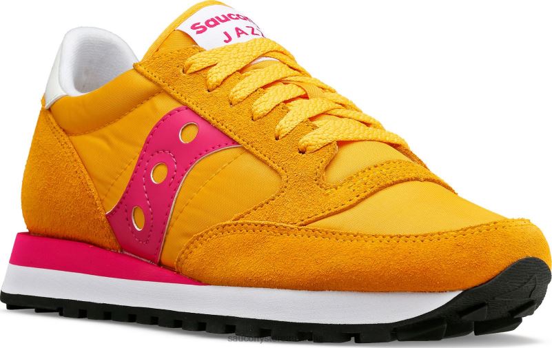 Saucony Women Jazz Original 8460X697 Orange/Fuchsia