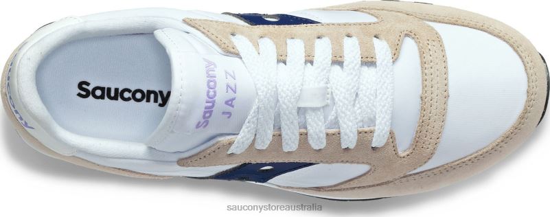 Saucony Women Jazz Original 8460X701 White/Navy