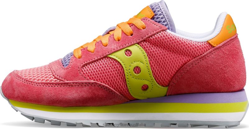 Saucony Women Jazz Triple Summer 8460X668 Light Pink/Lime