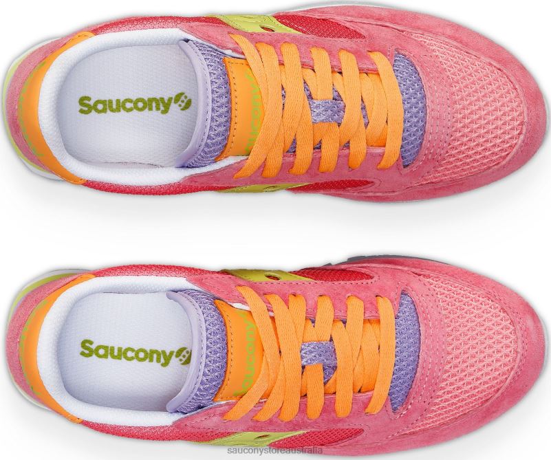 Saucony Women Jazz Triple Summer 8460X668 Light Pink/Lime
