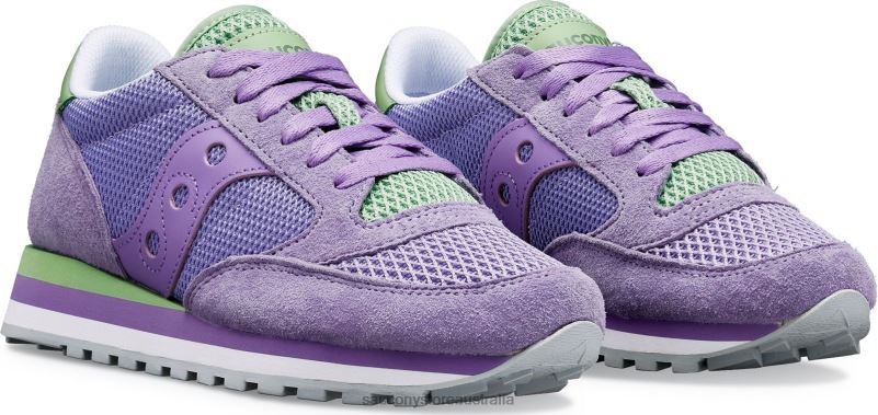 Saucony Women Jazz Triple Summer 8460X670 Violet/Lime
