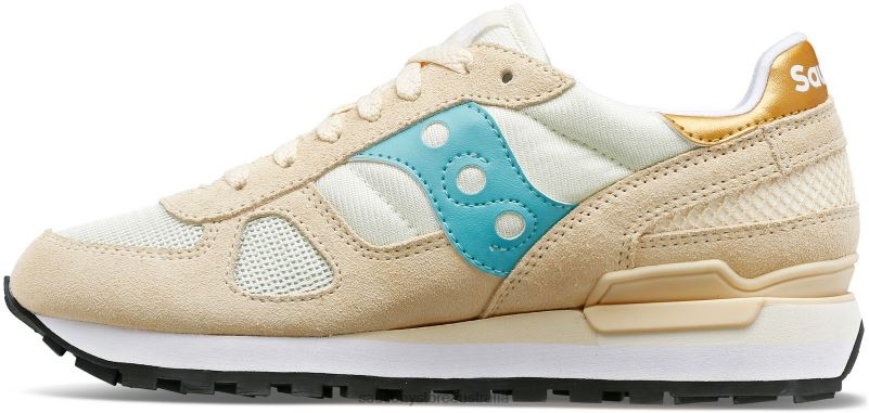Saucony Women Shadow Original 8460X672 Tan/Turquoise