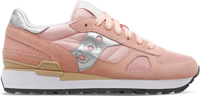 Saucony Women Shadow Original 8460X679 Pale Pink/Silver