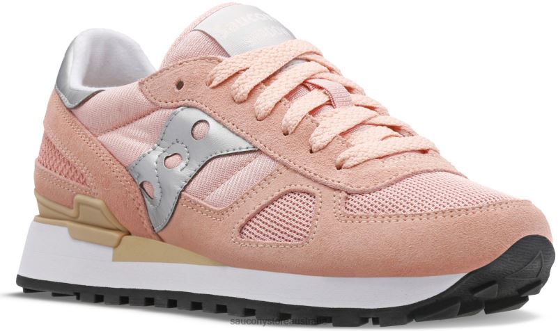 Saucony Women Shadow Original 8460X679 Pale Pink/Silver