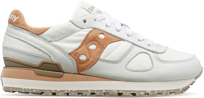 Saucony Women Shadow Original 8460X684 White/Tan