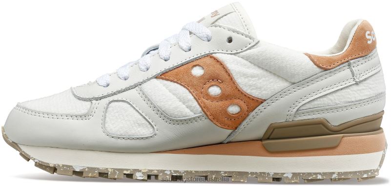 Saucony Women Shadow Original 8460X684 White/Tan