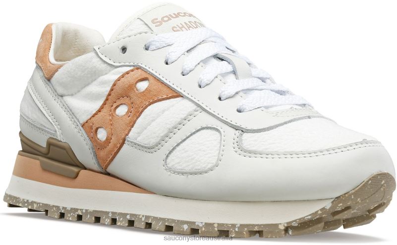 Saucony Women Shadow Original 8460X684 White/Tan