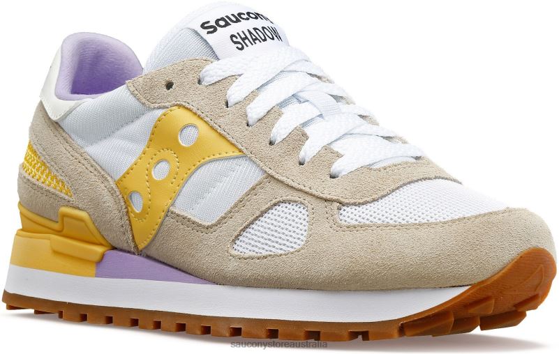 Saucony Women Shadow Original 8460X685 White/Yellow