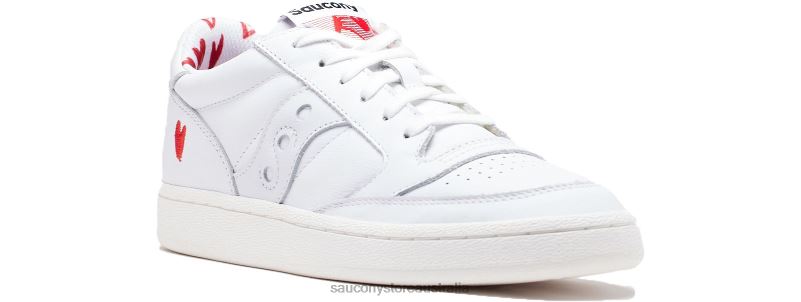 Saucony Women St. Valentine Jazz Court 8460X704 White