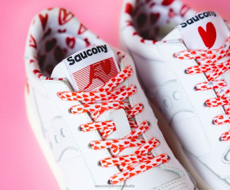 Saucony Women St. Valentine Jazz Court 8460X704 White