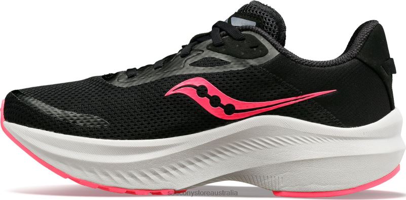 Saucony Women Axon 3 8460X609 Black/ViZiPink