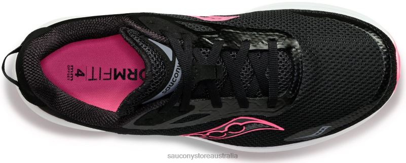 Saucony Women Axon 3 8460X609 Black/ViZiPink