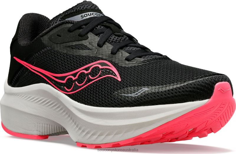 Saucony Women Axon 3 8460X609 Black/ViZiPink
