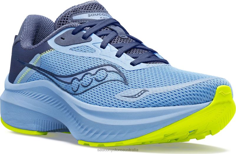 Saucony Women Axon 3 8460X610 Ether/Citron