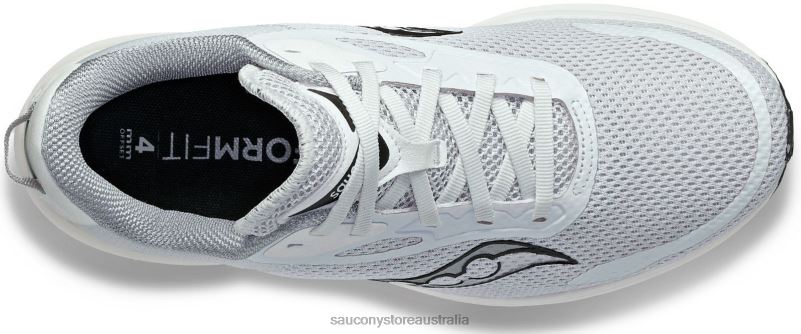 Saucony Women Axon 3 8460X611 Fog/Black