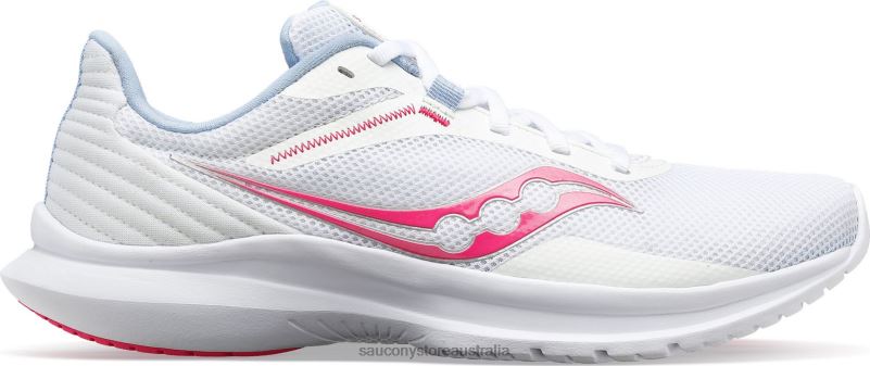 Saucony Women Convergence 8460X587 White/Pink
