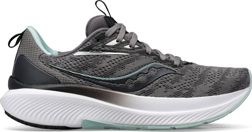 Saucony Women Echelon 9 8460X625 Charcoal/Ice