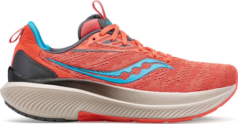 Saucony Women Echelon 9 8460X626 Coral/Ocean