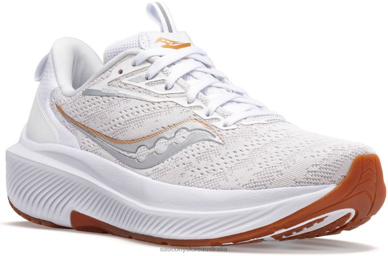 Saucony Women Echelon 9 8460X629 White/Gum