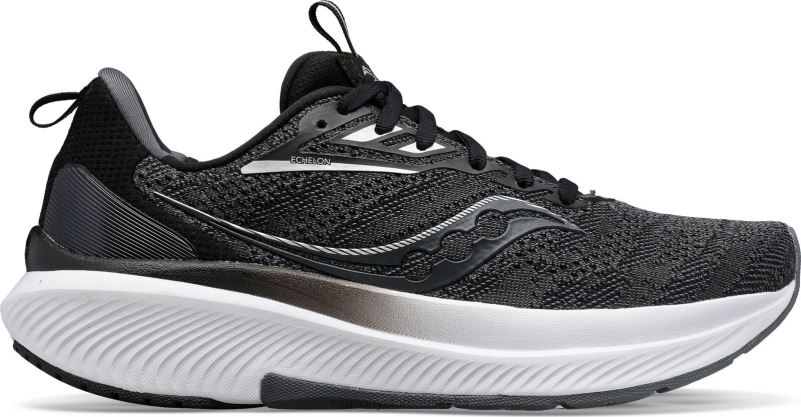 Saucony Women Echelon 9 Extra Wide 8460X623 Black/White