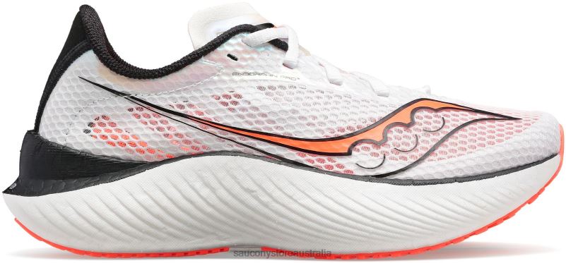 Saucony Women Endorphin Pro 3 8460X555 White/Black/ViZiRed