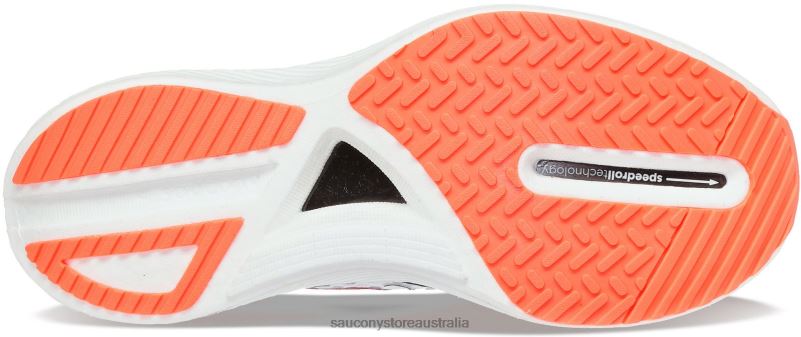 Saucony Women Endorphin Pro 3 8460X555 White/Black/ViZiRed