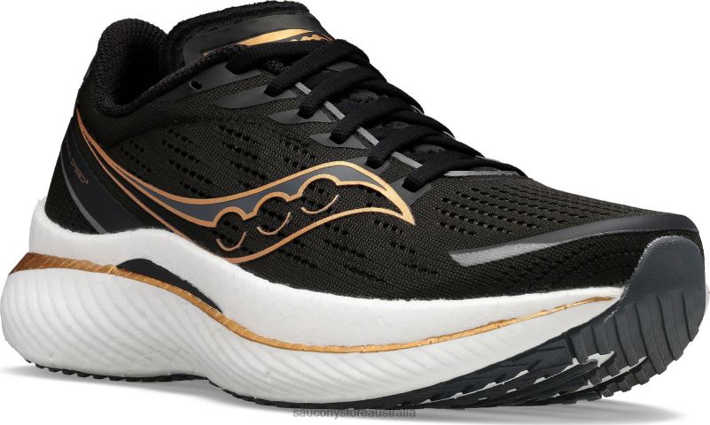 Saucony Women Endorphin Speed 3 8460X514 Black/Goldstruck