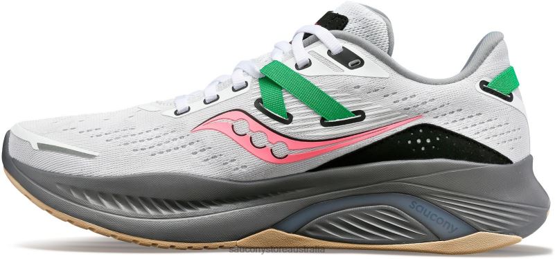 Saucony Women Home 8460X528 White/Gravel