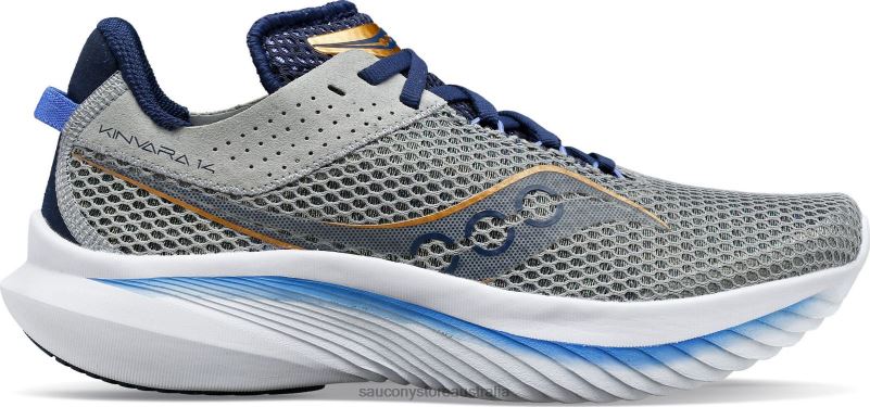 Saucony Women Kinvara 14 8460X530 Fossil/Pool