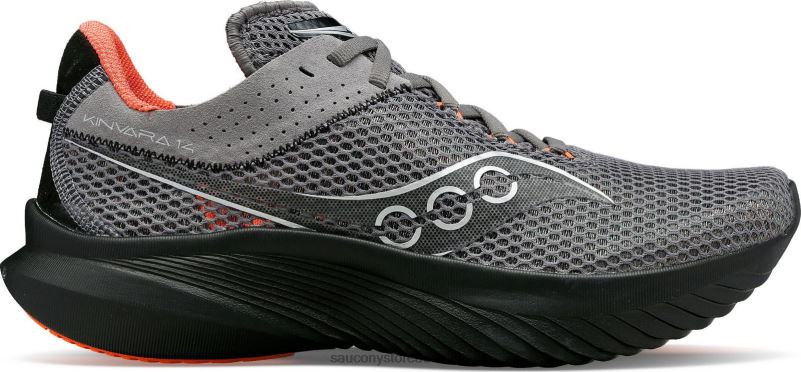Saucony Women Kinvara 14 8460X533 Gravel/Black