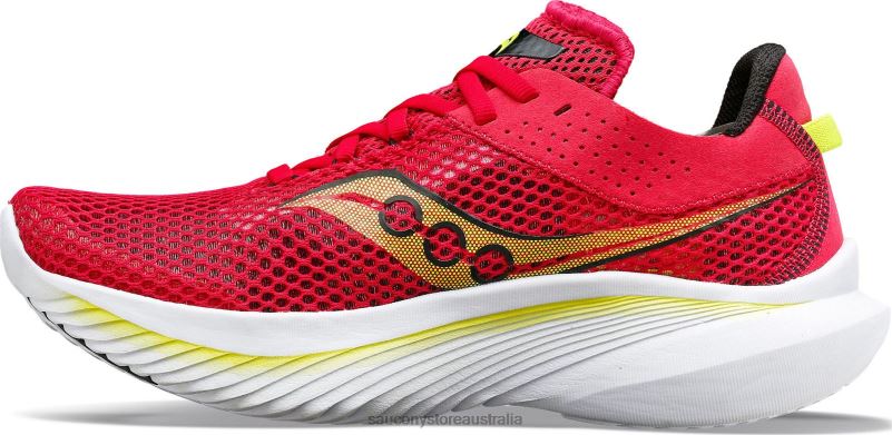 Saucony Women Kinvara 14 8460X535 Red/Rose