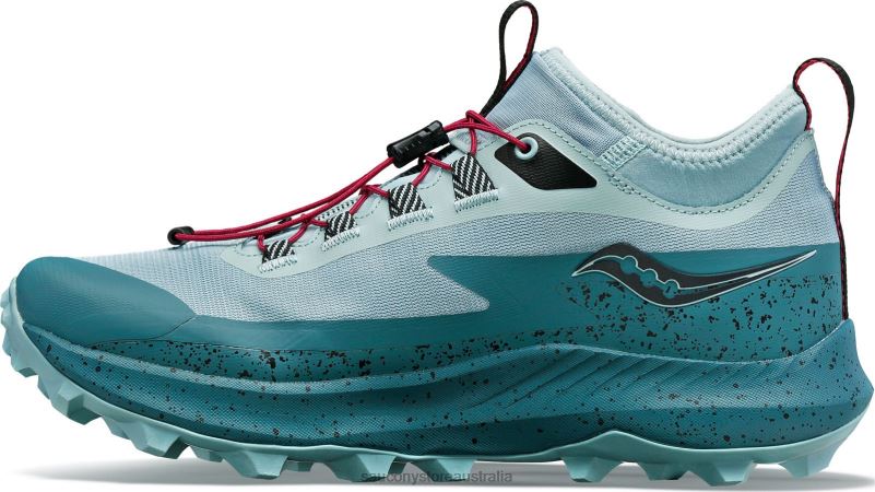 Saucony Women Peregrine 13 ST 8460X652 Mineral/Moss