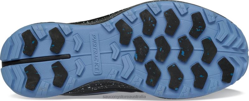 Saucony Women Peregrine ICE+ 3 8460X650 Black/Summit