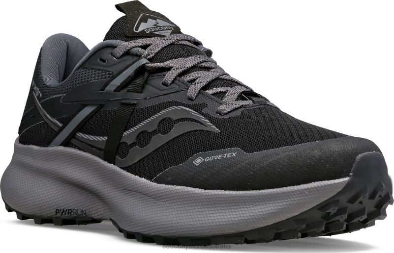 Saucony Women Ride 15 TR GTX 8460X622 Black/Charcoal