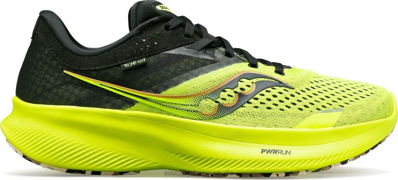 Saucony Women Ride 16 8460X503 Citron/Black