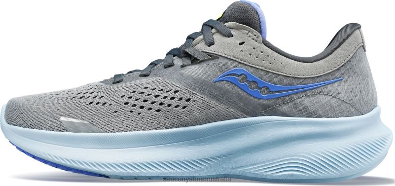 Saucony Women Ride 16 8460X504 Fossil/Pool