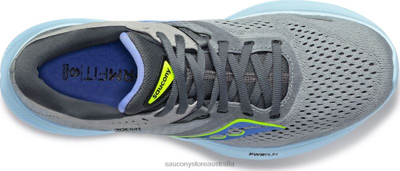Saucony Women Ride 16 8460X504 Fossil/Pool