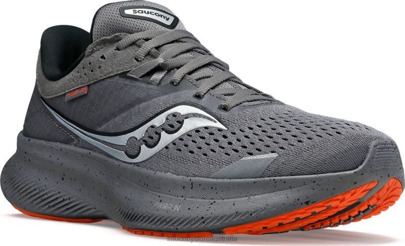 Saucony Women Ride 16 8460X505 Gravel/Zenith