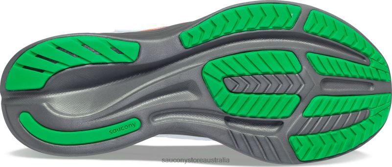 Saucony Women Ride 16 8460X509 White/Gravel