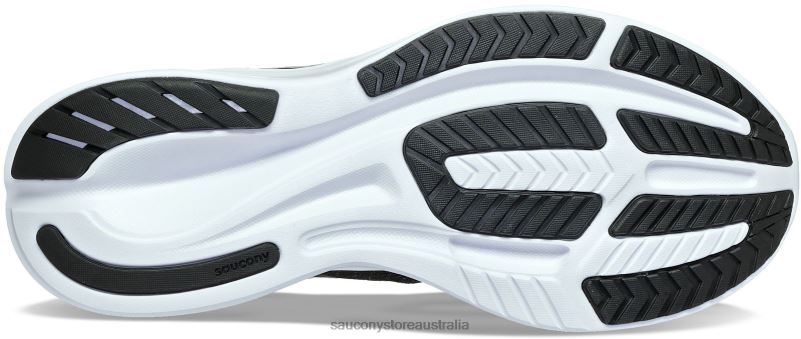 Saucony Women Ride 16 Wide 8460X615 Black/White