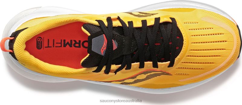 Saucony Women Tempus 8460X561 ViZiGold/ViZiRed