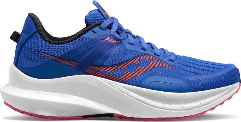 Saucony Women Tempus 8460X564 Blue Raz/Zest