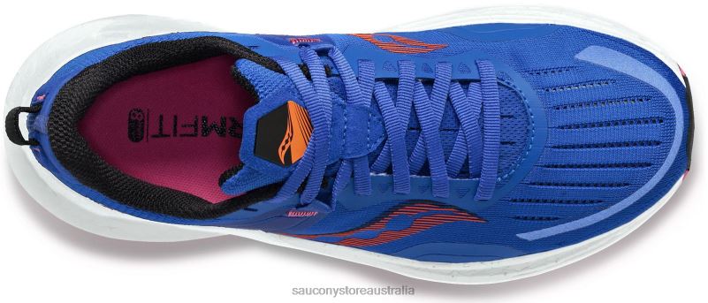 Saucony Women Tempus 8460X564 Blue Raz/Zest