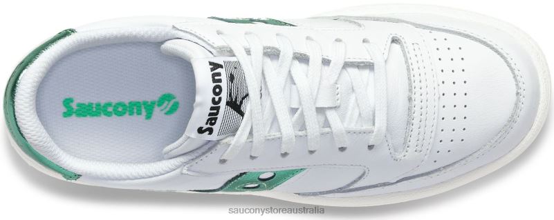 Saucony Women Jazz Court Metallic 8460X661 White/Green
